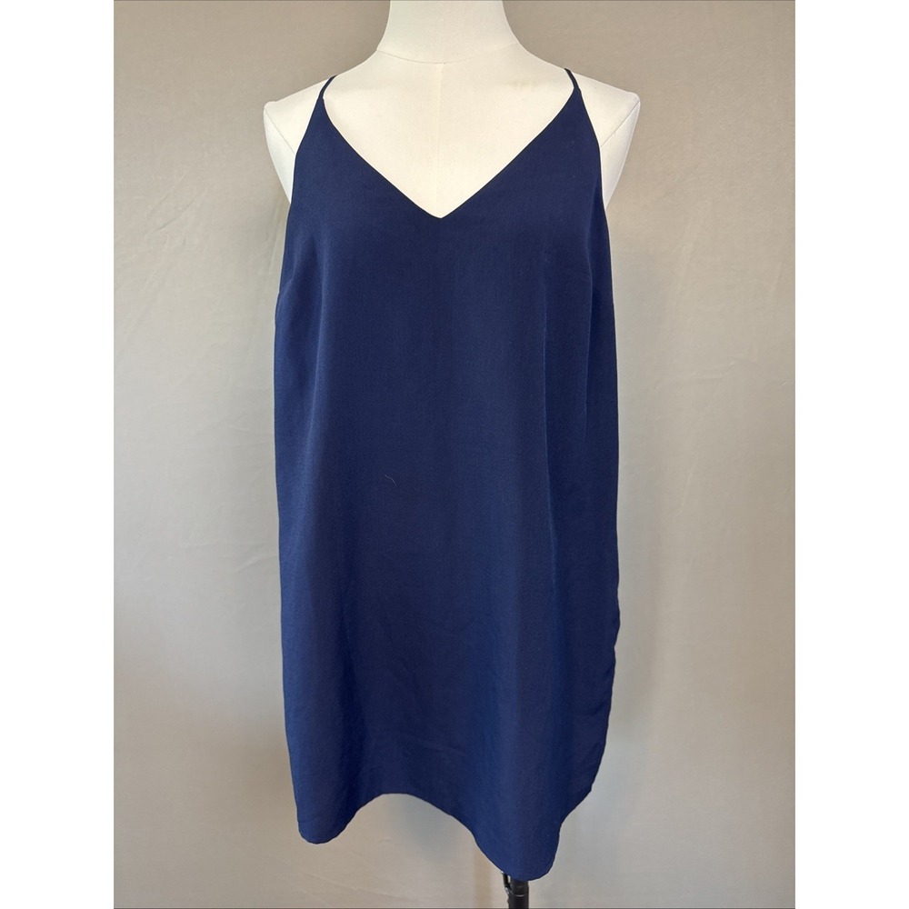 Dalia navy slip dress Size Medium Spaghetti Strap Mini Navy